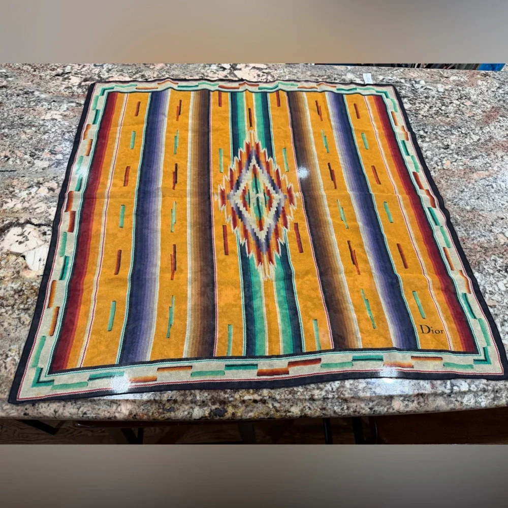 Dior Aztec Silk Scarf